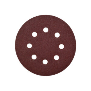 DISCOS DE LIJA RESPALDO VELCRO 5”x 8 PERF.