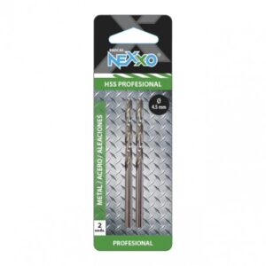 Broca Carrocera HSS Acero Doble Punta 4.2 mm