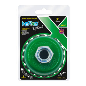 GRATA COPA TRENZADA ACERO INOX