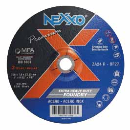 DISCOS DE DESBASTE ACERO CARBONO/ACERO INOX